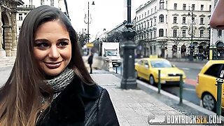 Cathy Heaven Squirts All Over Our Public Coitus Truck