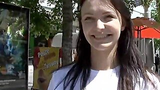 Slovak Pretty Girl Fucks For Money