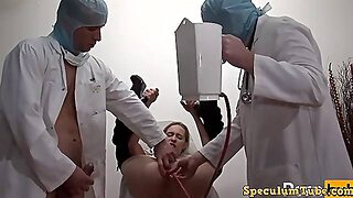 Perverted Gyno Doctors Fuck Kinky Girl