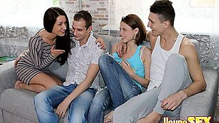 Teen Chicks Sharing Stiff Dicks