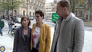 Mature Ladies Share Young Man's Cock In Ways That Seem Supreme