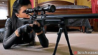 Insolent Brunette Fitted With Three Cocks In Addictive Role Play Orgy