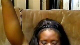 Hairy Ebony Fucked In Doggystyle And Missionary