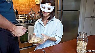 A Complete Breakfast - Piss And Cum!