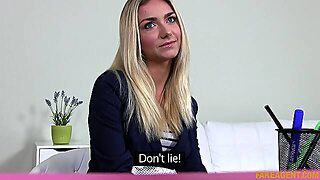 Pov Casting - Agent Goes Balls Deep In Fit Blonde Hairstylist