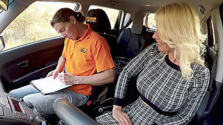 Milf Tiffany Rousso Persuades Driver Instructor To Give Her Licence