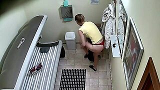 Czech Teen In Public Solarium