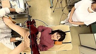 Asian Wife Gets Her Hairy Peach Creampied By A Perv Doctor