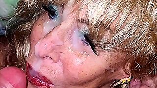 Mature Blonde Amateur Cowgirl Style Anal