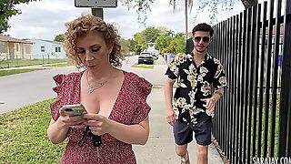 Redhead Mature Sara Jay Brings A Young Dick Home(2K) - Sara Jay