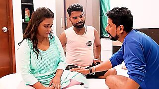 Spitting Fun With Neighbor Girl, Threesome Sex