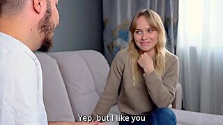 Mari Moore Wants To Try Out Her Husband Friends Cock Close And Personal