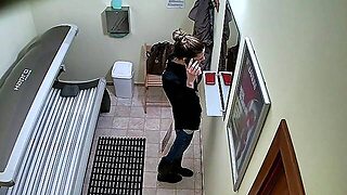 Slim Teen In Solarium