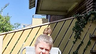 Naked Sunbathing With Coconut Oil And Smoking – Risky Outdoor Tease Ssbbw