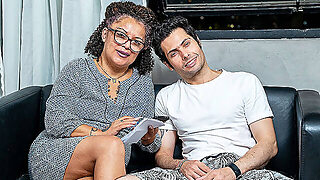 Fat Mature Gets Fucked In The Ass By Her Stepson