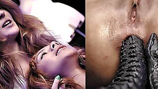 Crazy Redhead Scientist Jia Fuck Her New Assistant Veronica Leal With Four Huge Black Tentacles