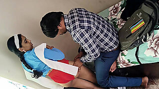 Desi College Girl Fucking By Big Cock Boyfriend