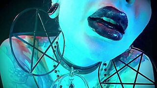 Hallows Eve Gothic Lips - Halloween, Black Lips, Goth, Pov, Kisses, Makeup, Lip Gloss