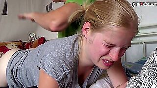 Unruly Buttocks Spanked - Face