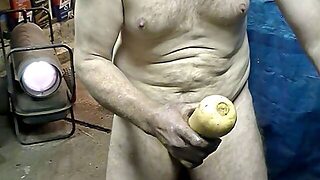 Obese Mechanic Railing Butternut Wring And Butt Plug No Cum