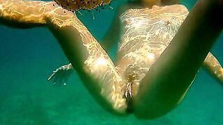 Naked Underwater Adventure With Friends