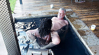 Morning Mist Magic-Hotwife Gets Fucked In The Pool