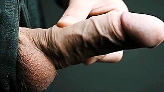 Thick Ejaculation In 4K Slow Motion. Masturbating My Large Veiny Swedish Rod. Uncut And Natural Fore