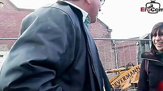 German Turkish Young Woman Bitch Persuaded To Have Sex