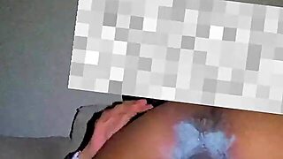 Black Bounces On Ebony Schlong And Ends In Facial