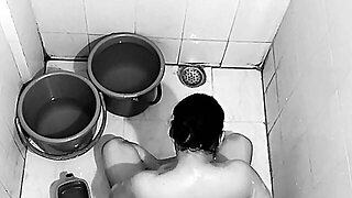 Desi Bhabhi Was Taking A Bath In The Bathroom