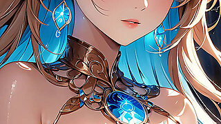 Inner Light: A Beautiful Young Woman Radiating Otherworldly Calm