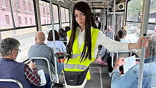 Bus Conductor Decides To Change Her Life And Fucks A Passenger