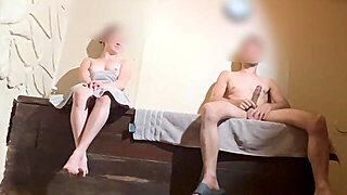 plataforma pagando bem hoje - Sauna Adventure I Stay Alone With The Slutty Woman She Makes Me Cum While Her Boyfriend Is Away Jerk