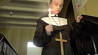 Nun Mila Big Titted Milf Cosplay Blowbang